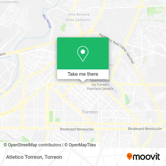 Atletico Torreon map