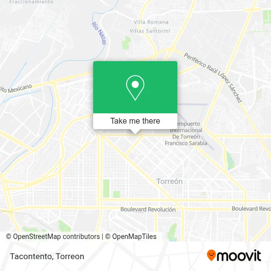 Tacontento map