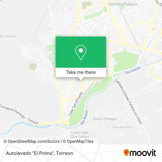 Autolavado "El Primo" map