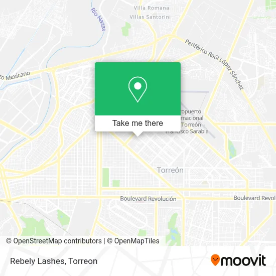 Rebely Lashes map