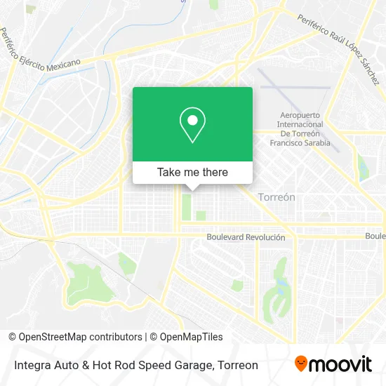 Integra Auto & Hot Rod Speed Garage map