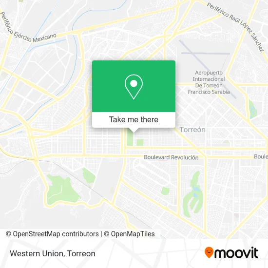 Western Union map