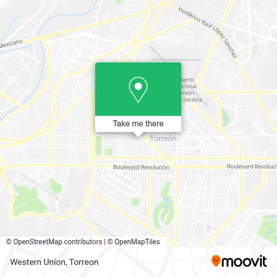 Western Union map