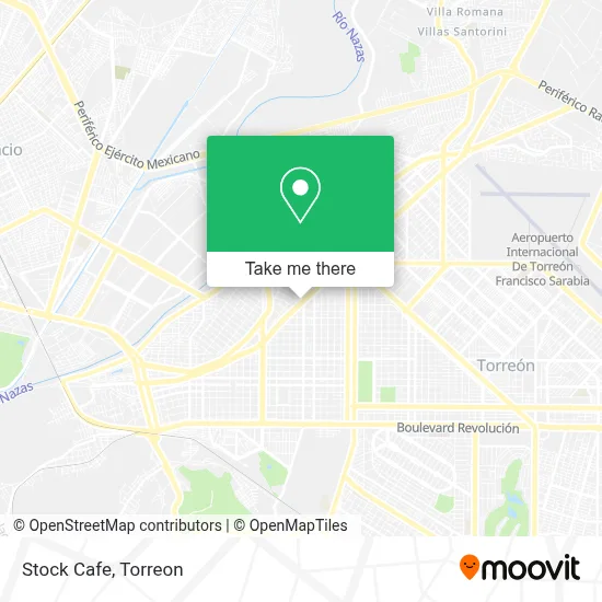 Stock Cafe map