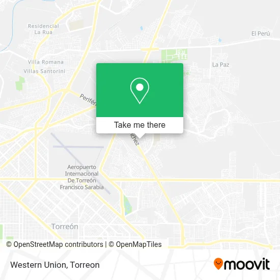 Western Union map