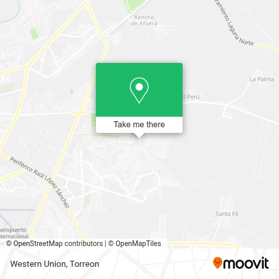 Western Union map