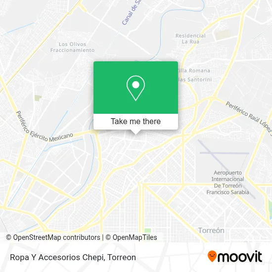 Ropa Y Accesorios Chepi map