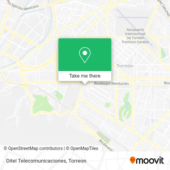 Ditel Telecomunicaciones map