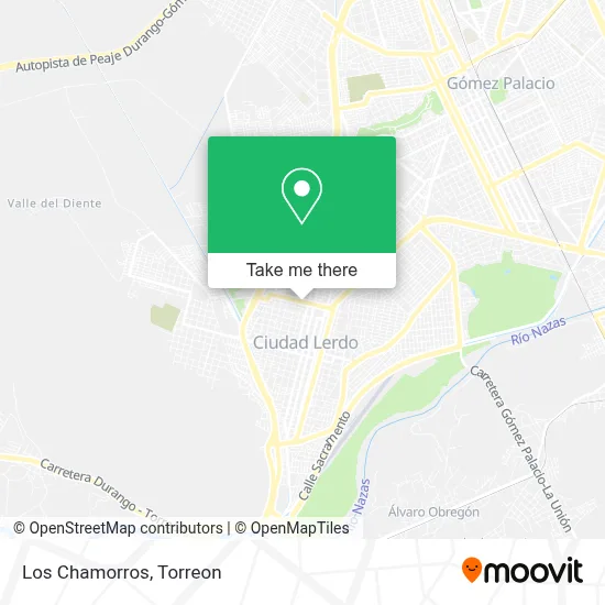 Los Chamorros map