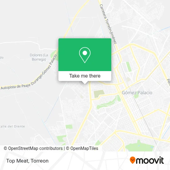 Top Meat map