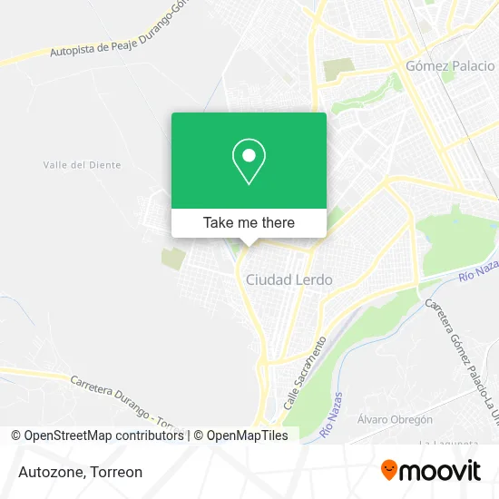 Autozone map