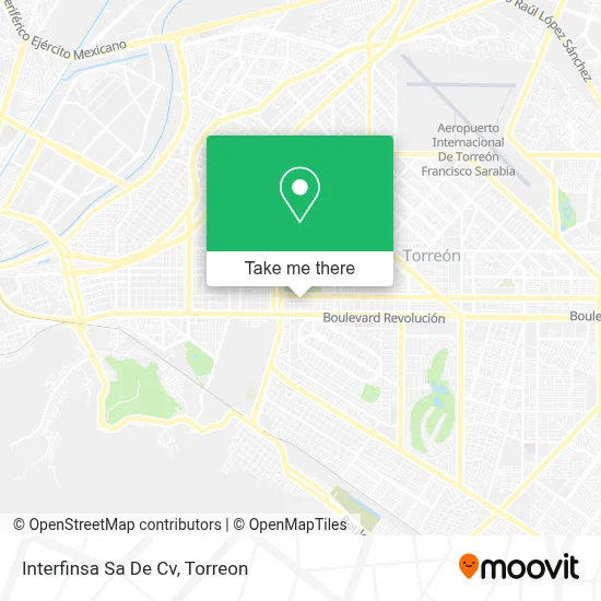 Interfinsa Sa De Cv map