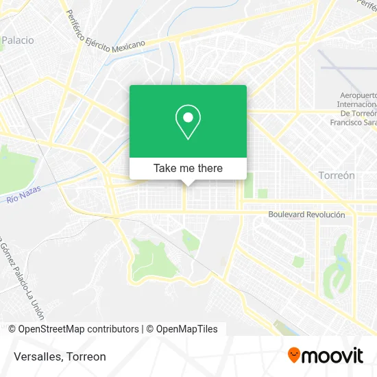 Versalles map
