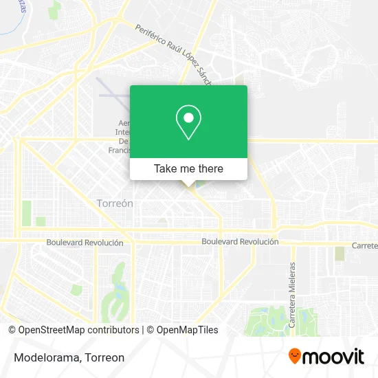Modelorama map