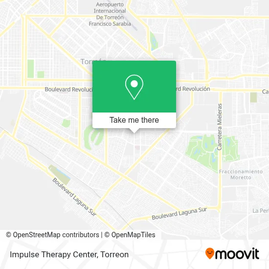 Impulse Therapy Center map