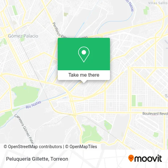 Peluquería Gillette map
