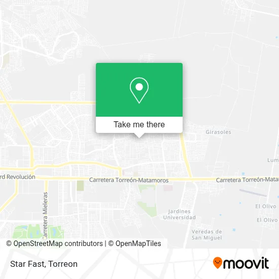 Star Fast map