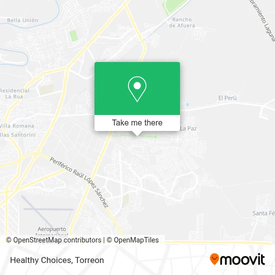 Healthy Choices map