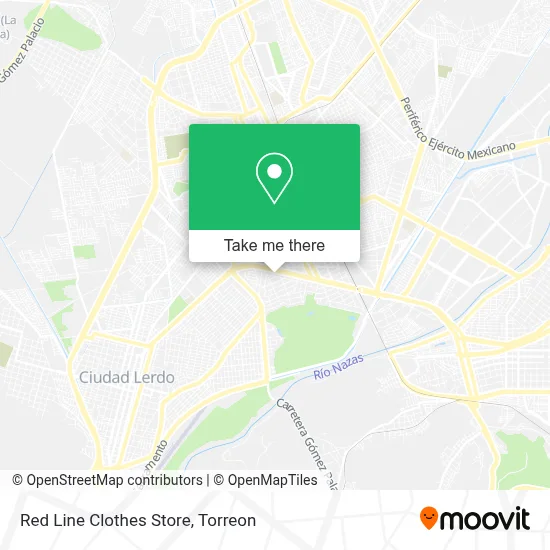 Red Line Clothes Store map