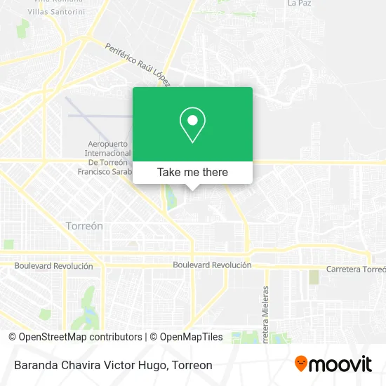 Baranda Chavira Victor Hugo map