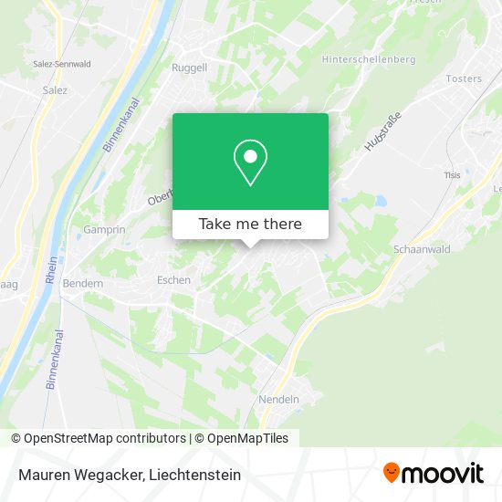 Mauren Wegacker map