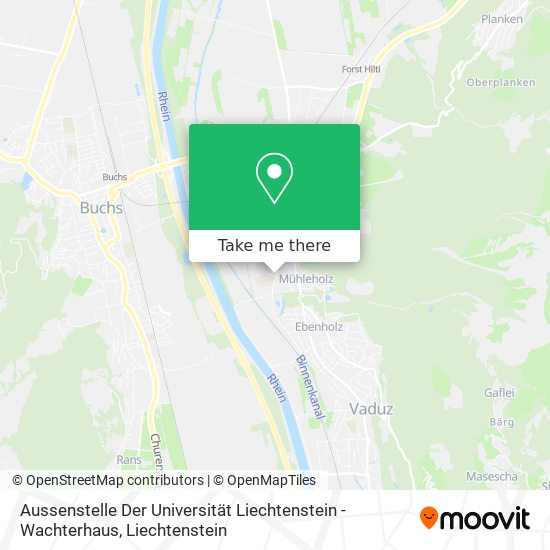 Aussenstelle Der Universität Liechtenstein - Wachterhaus map