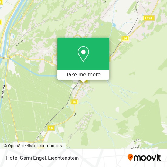 Hotel Garni Engel map