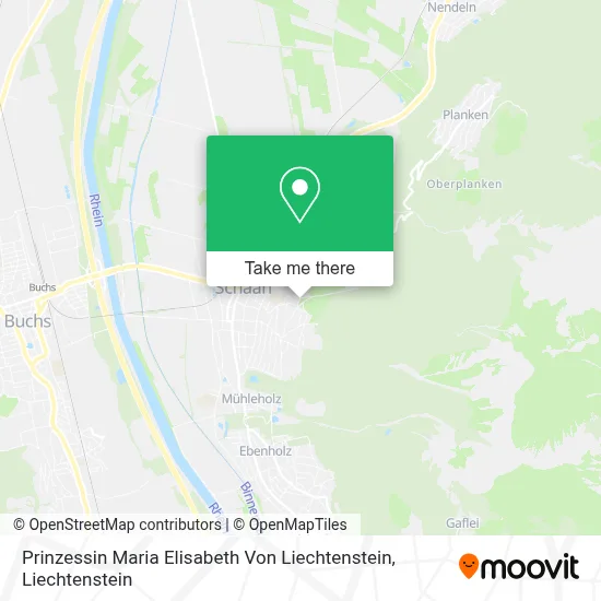 Prinzessin Maria Elisabeth Von Liechtenstein map