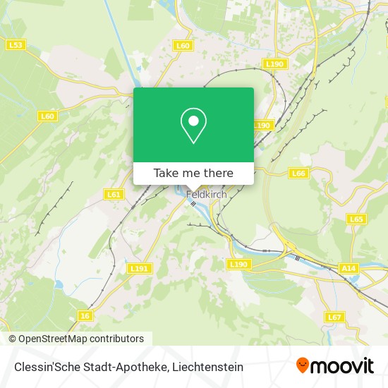Clessin'Sche Stadt-Apotheke map