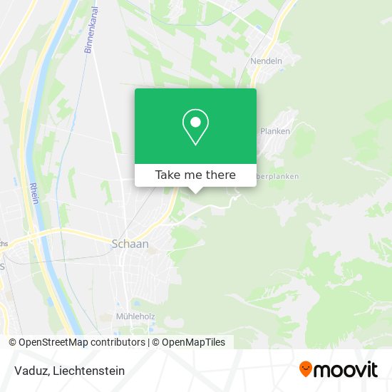 Vaduz map