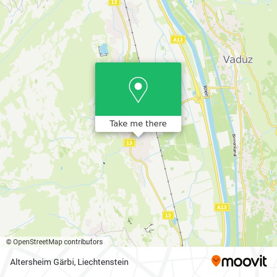 Altersheim Gärbi map