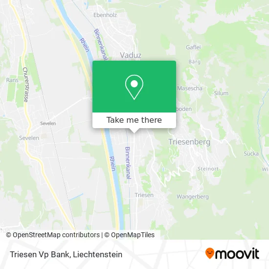 Triesen Vp Bank map