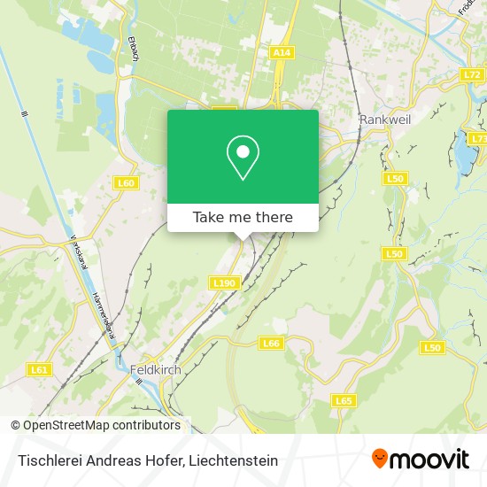 Tischlerei Andreas Hofer map