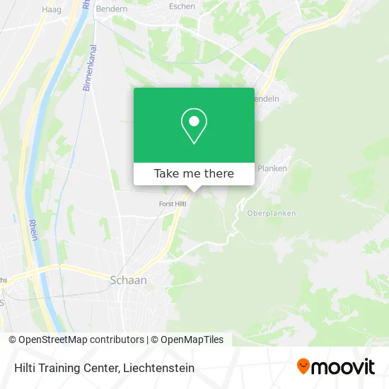 Hilti Training Center map