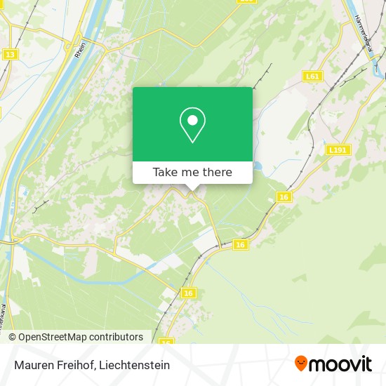 Mauren Freihof map
