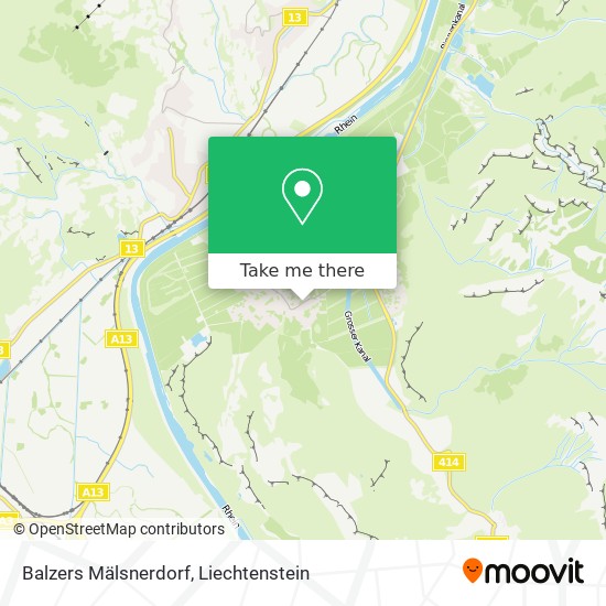 Balzers Mälsnerdorf map