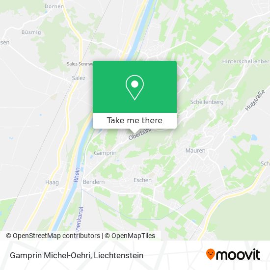 Gamprin Michel-Oehri map