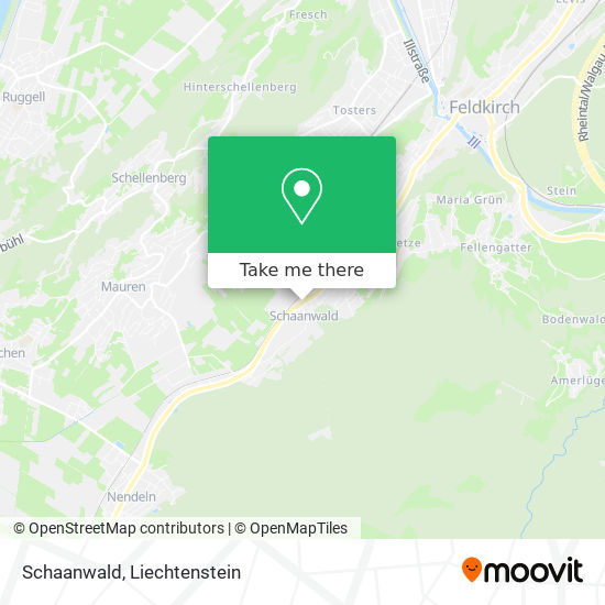 Schaanwald map