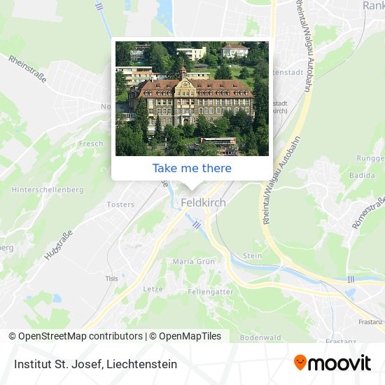 Institut St. Josef map