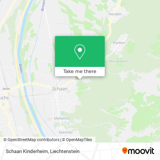 Schaan Kinderheim map