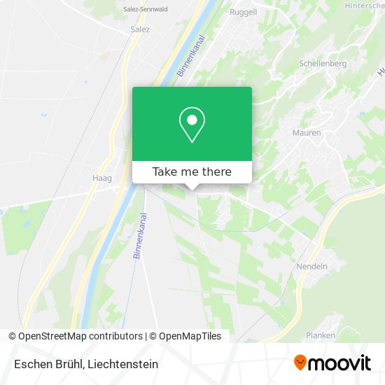 Eschen Brühl map