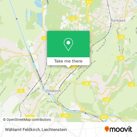 Wählamt Feldkirch map