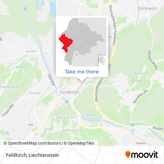 Feldkirch map