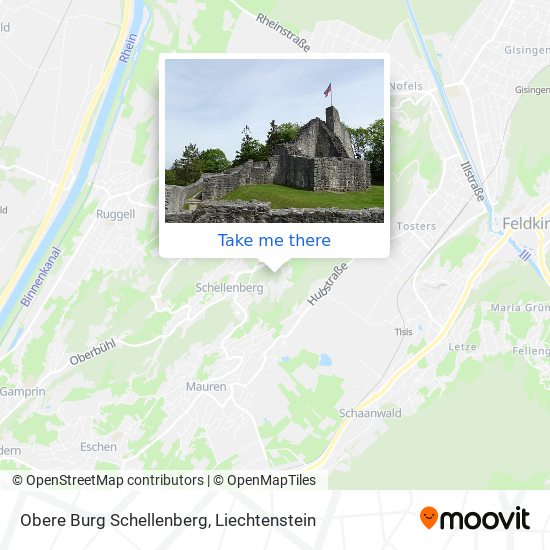 Obere Burg Schellenberg map