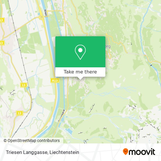 Triesen Langgasse map