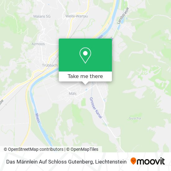 Das Männlein Auf Schloss Gutenberg map