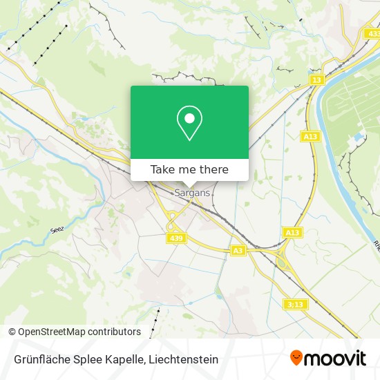 Grünfläche Splee Kapelle map