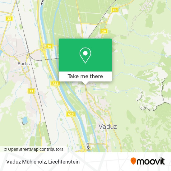 Vaduz Mühleholz map