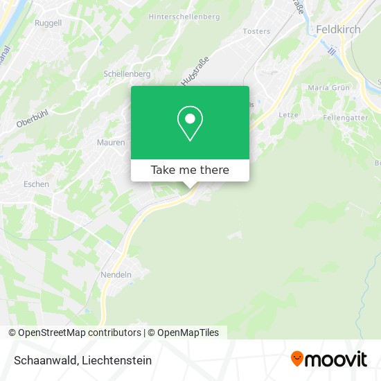 Schaanwald map