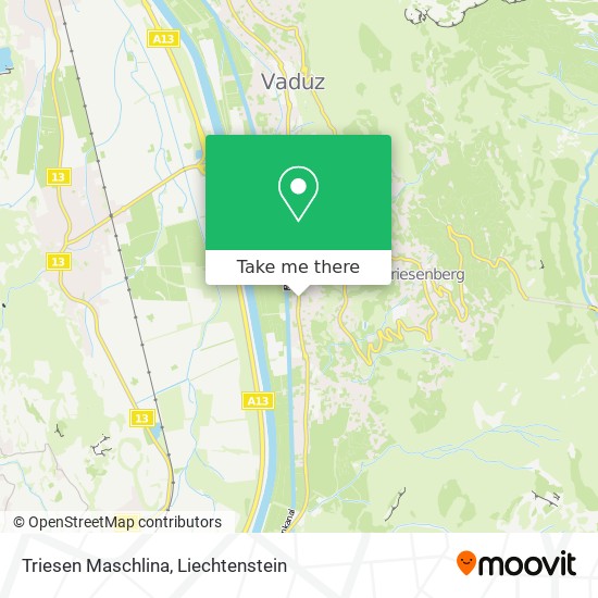 Triesen Maschlina map